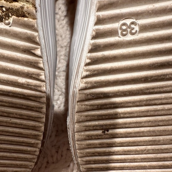 SEE BY CHLOE SIZE 38 USA 7/5 Brown Suede Slip-On Sneakers with Floral Design - Picture 7 of 11